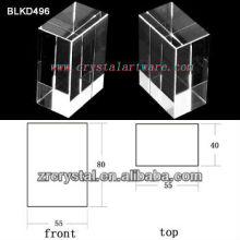 K9 Leer Crystal für 3D Lasergravur BLKD496